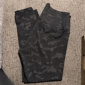ZYIA Battleship Black Camo Luxe Leggings, Butter Soft, Hi Rise